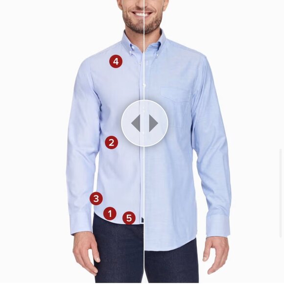 UNTUCKit Men’s Performance Kiepersol Button-Down Shirt 2XL Blue White Plaid - Picture 14 of 16